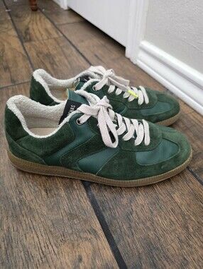Verbenas Made In Spain Green Suede Women's Sneakers Size 41​